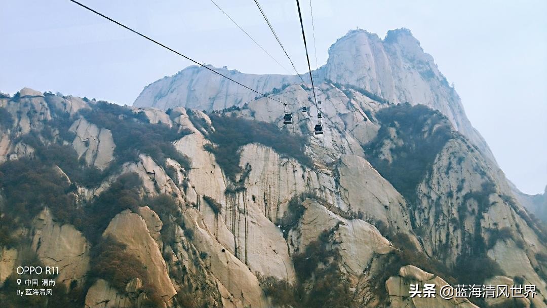 华山一日游登山路线攻略图高清版,华山一日游详细路线攻略