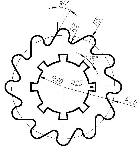 cad练习图纸45张教程初学者,cad图练习题300道