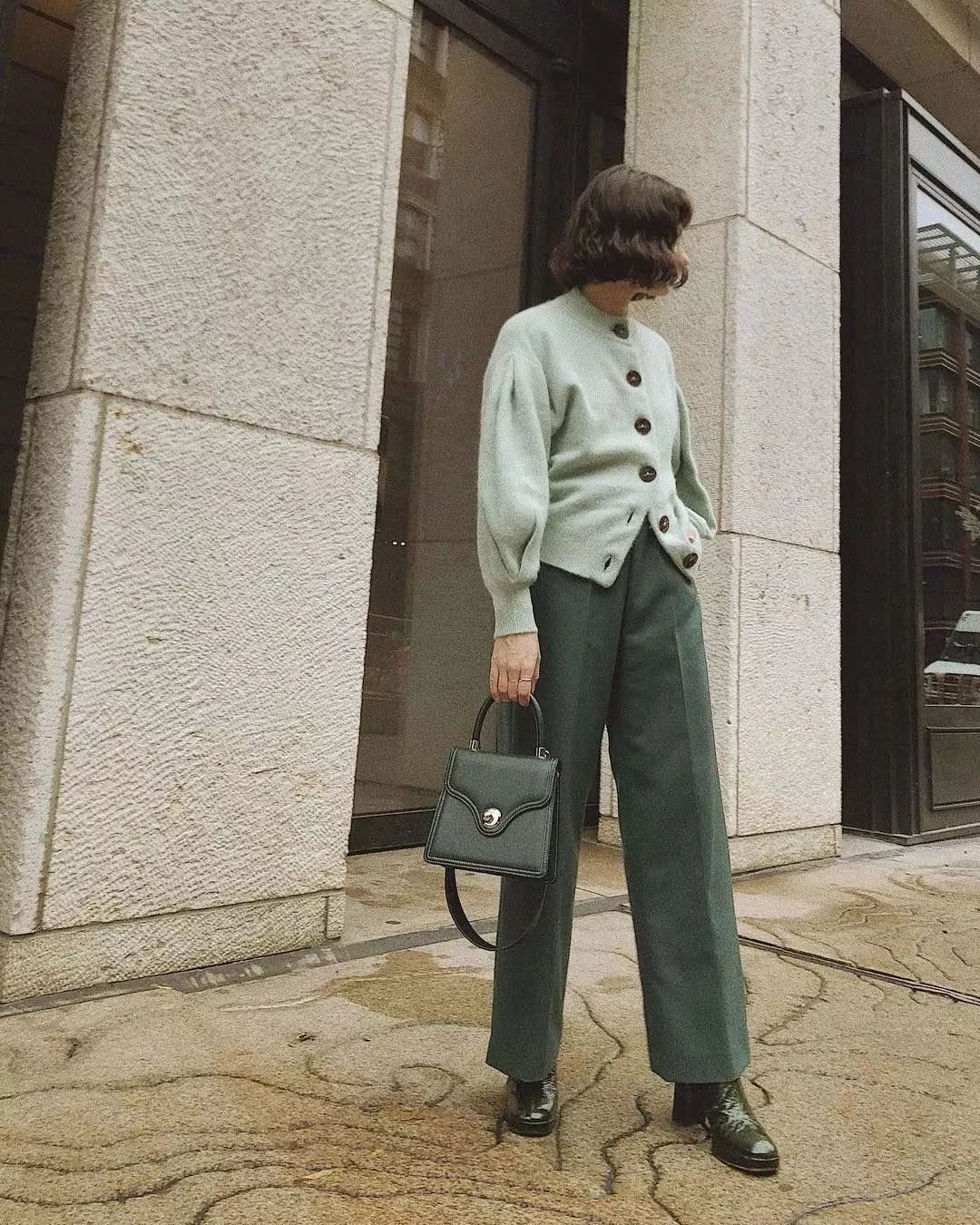 适合腿瘦的穿的新款阔腿裤,冬天不粘腿阔腿裤推荐