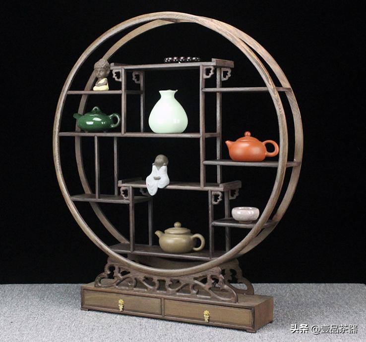 鸡翅木茶海茶具全套,正宗鸡翅木茶盘茶具