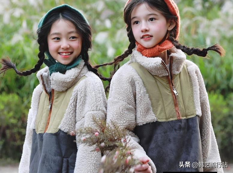 儿童韩版童装穿搭,童装流行款式女