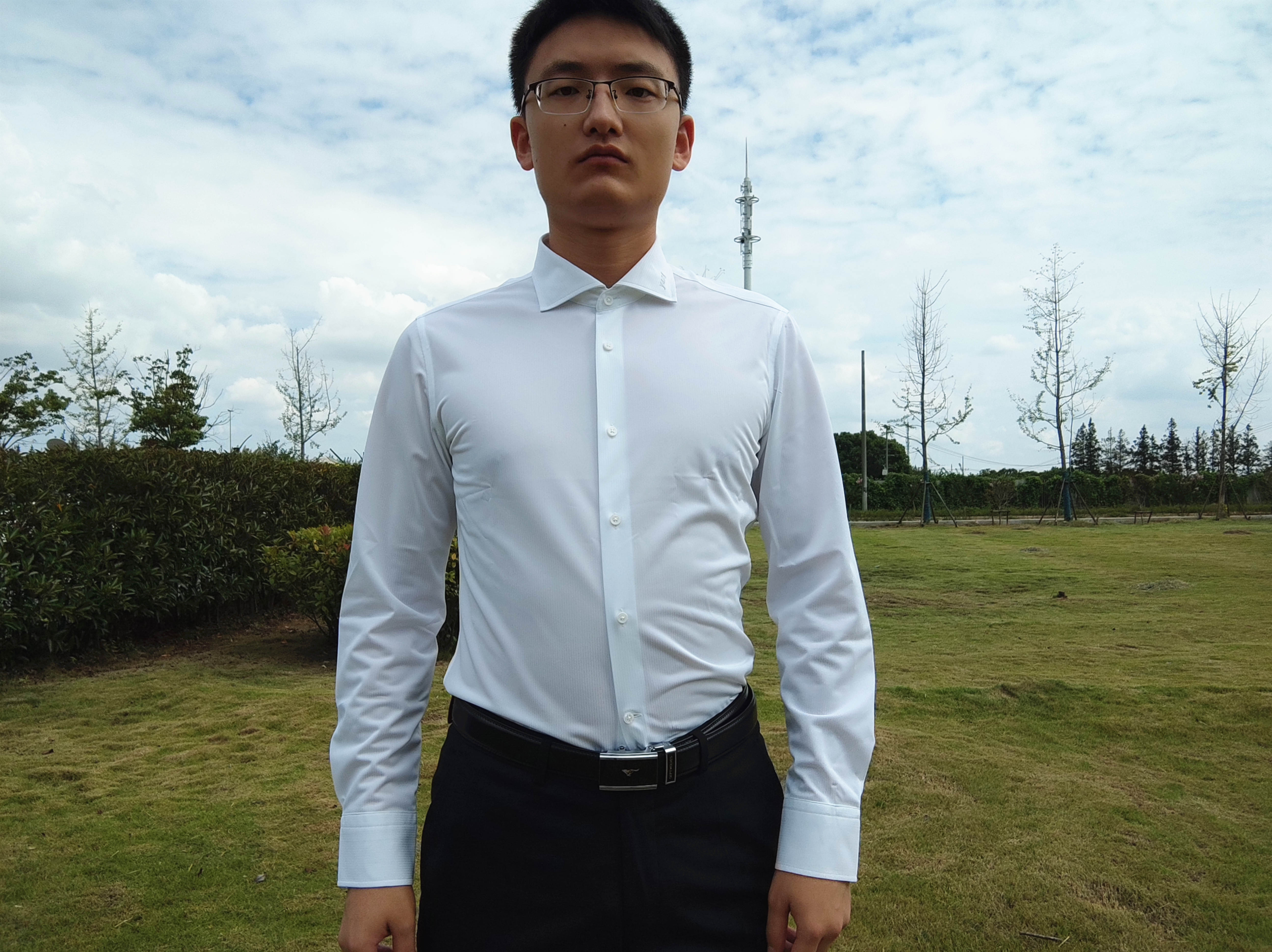 码尚定制衬衫成品视频,码尚定制衬衫领口大