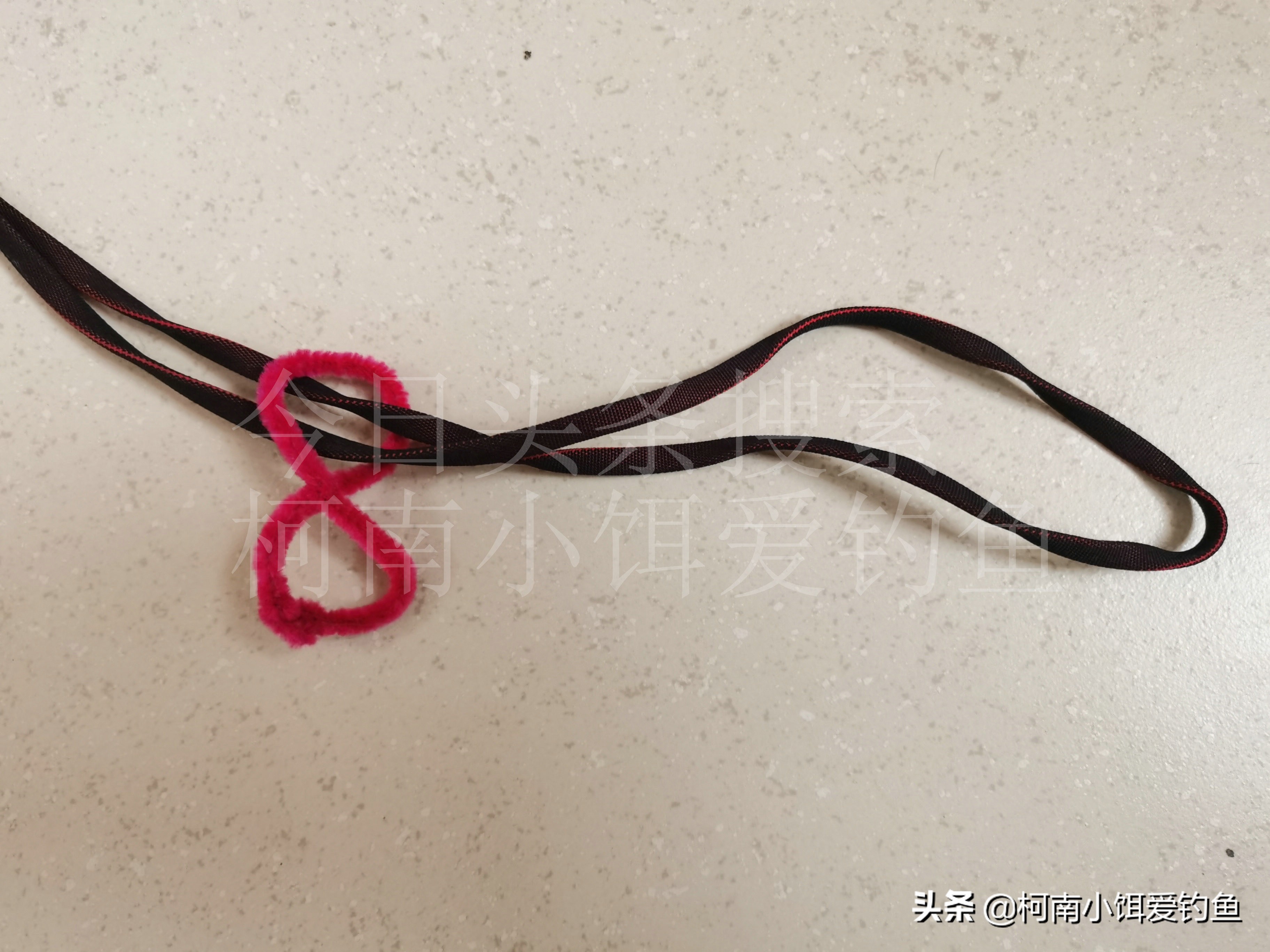 新手学钓鱼鱼线打结教程,钓鱼技巧鱼线打结方法图解