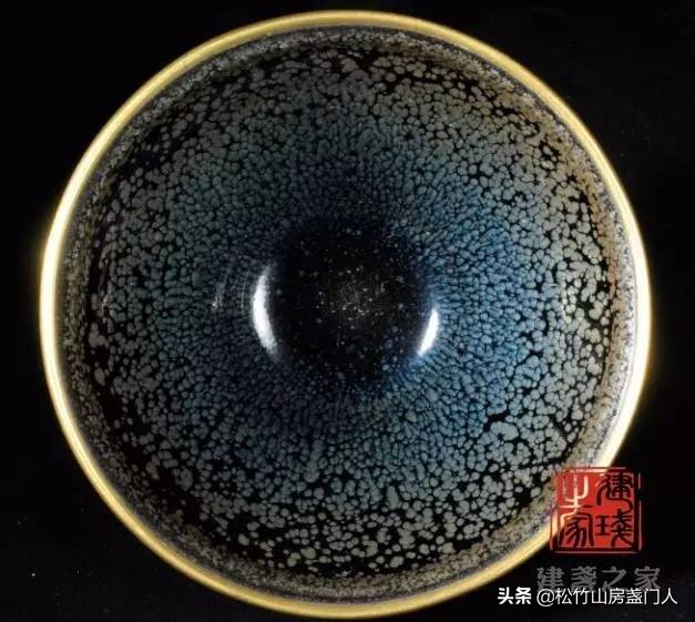 日本收藏的建盏天目曜变,日本国宝级老宋代建盏