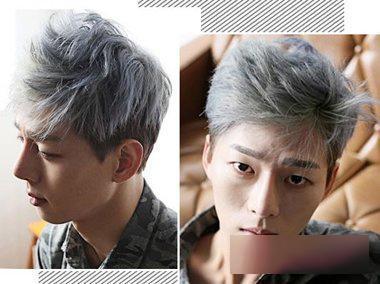 男生韩式卷发发型图片,男生韩式定型烫发图片