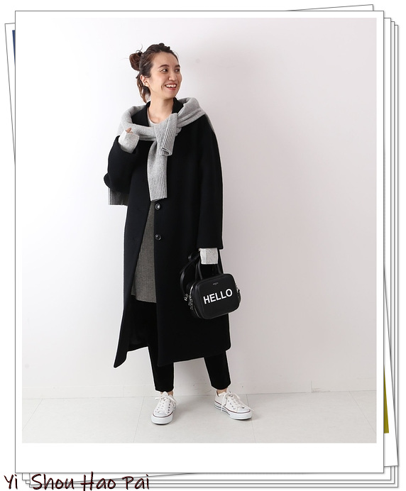 适合40岁女人的百搭大衣,白羊绒大衣穿搭40岁女士气质穿搭