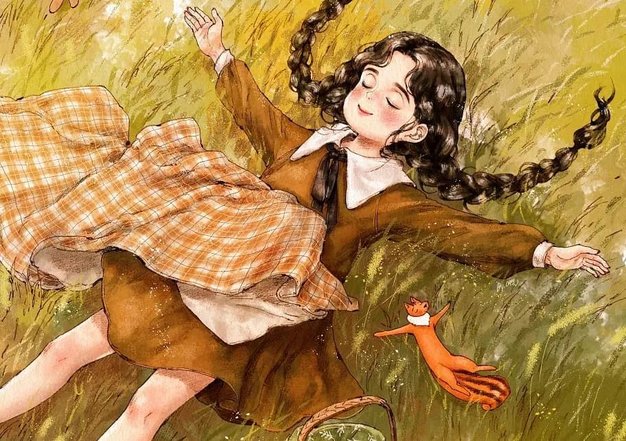 画风堪比宫崎骏,写实韩系画风画师