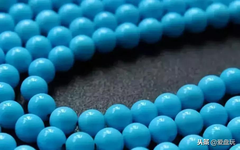 美国天然绿松石真品,美国老料绿松石