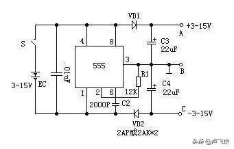 集成555定时器的电路实验,555定时器由哪两种电路组成