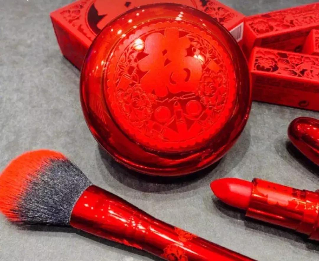 mac新年限定款波普豆沙色,mac新年限定高光