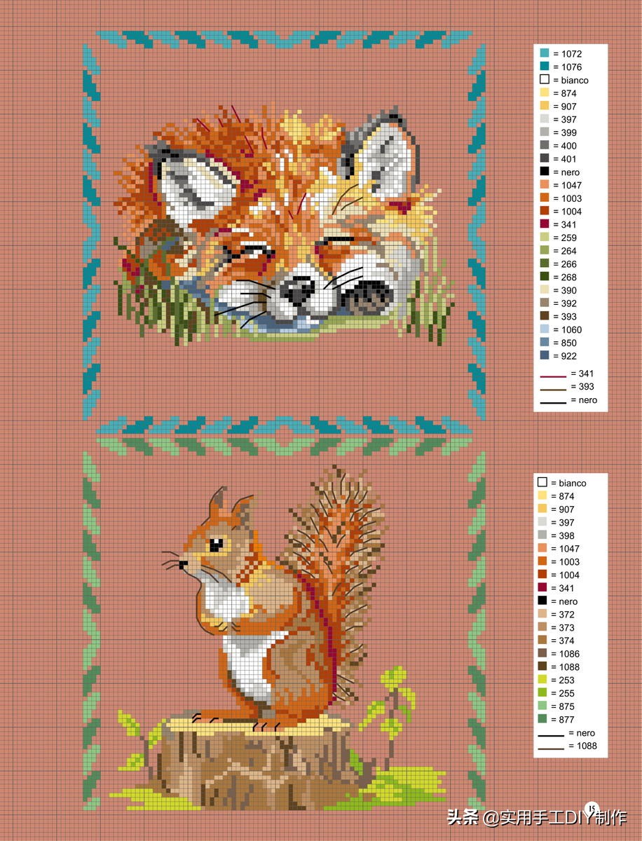 十字绣抱枕半针绣卡通,十字绣图大全