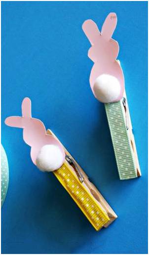 复活节兔子手工外发,复活节兔子彩蛋做手工
