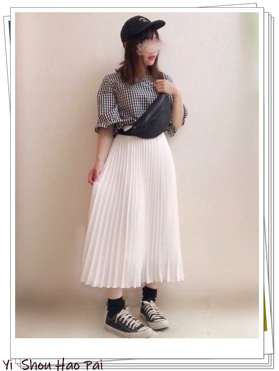 夏季格子衬衫搭配50岁,新款格子衬衫时尚潮流穿搭