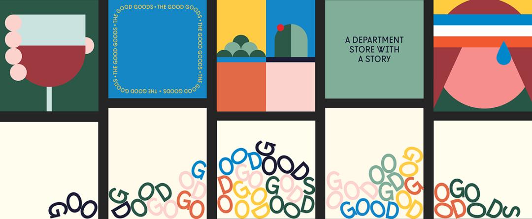 品牌服饰平面设计,服装品牌展台设计简约手稿