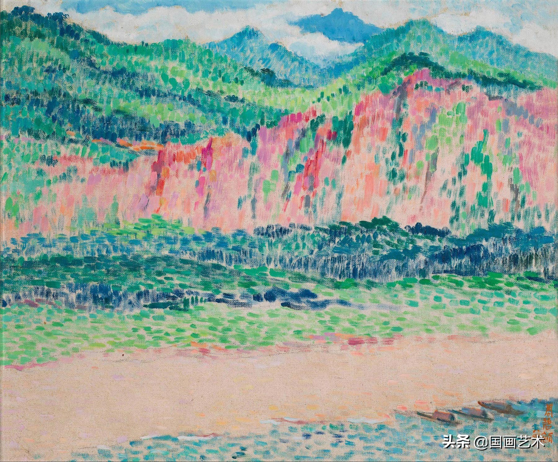 周碧初字画价格,中国油画家周碧初