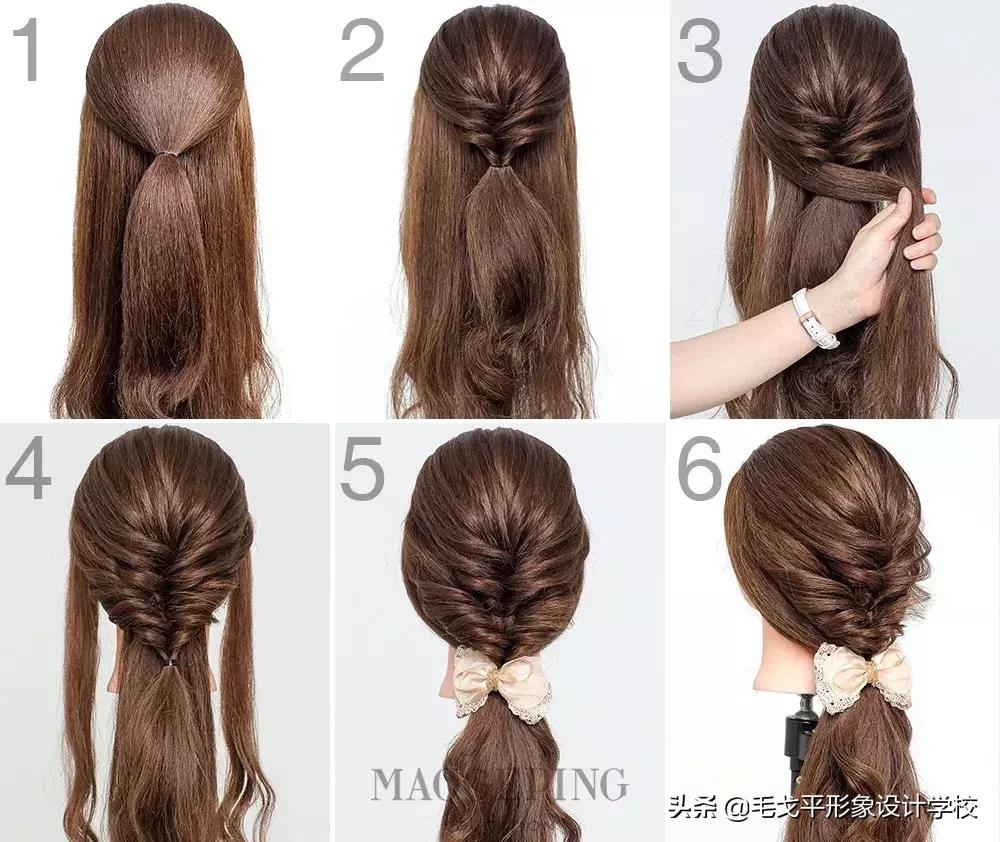 手把手教羊毛卷怎么扎,最好看的两种扎发