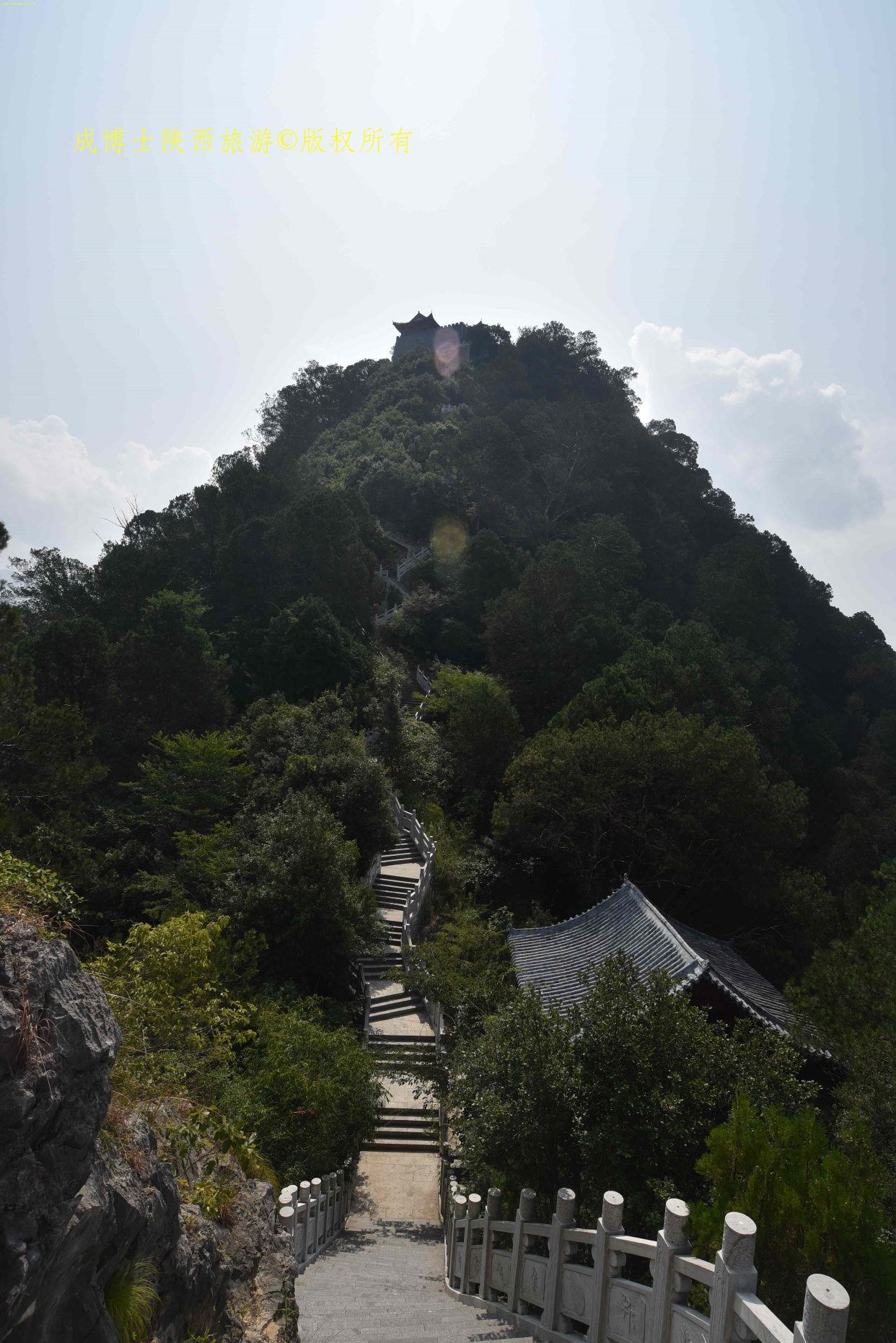 陕西汉中冬季云雾山风景区,陕西省西乡县白云山