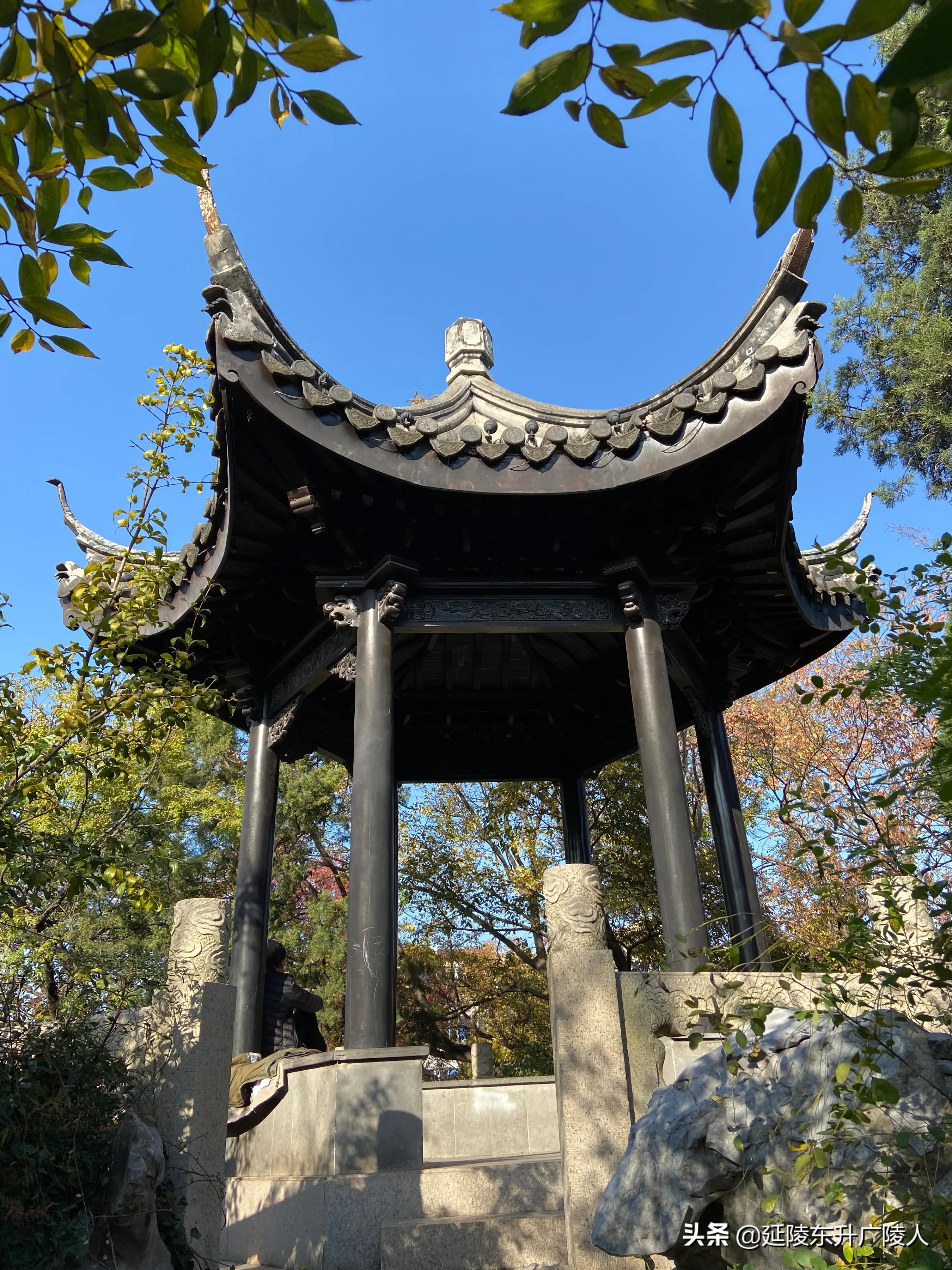 常州戚墅堰花溪公园溪事亭翠微亭烈士纪念广场戚机厂生活区的公园