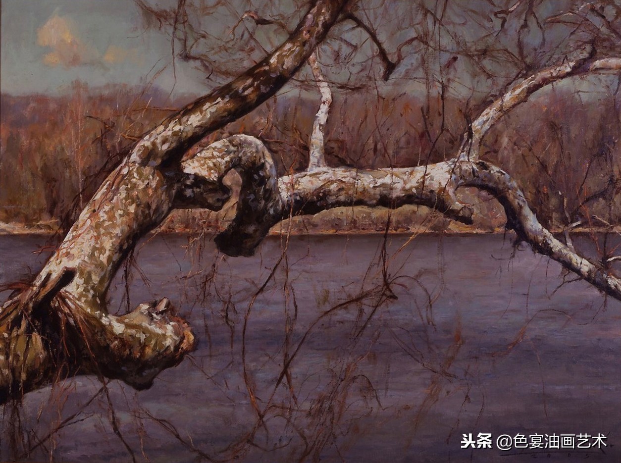俄罗斯油画大师风景油画教程视频,油画大师油画风景创作教学视频