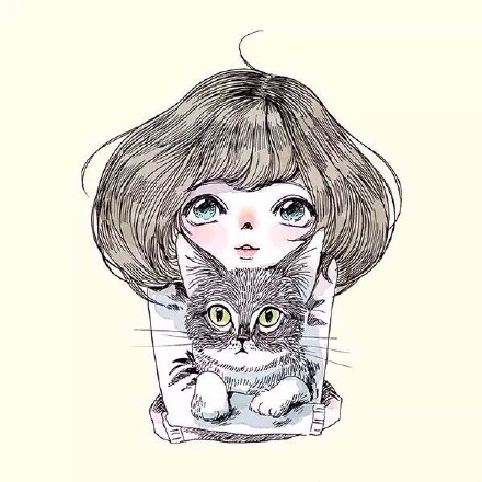 彩铅手绘动漫人物插画,彩铅人物画法作品欣赏