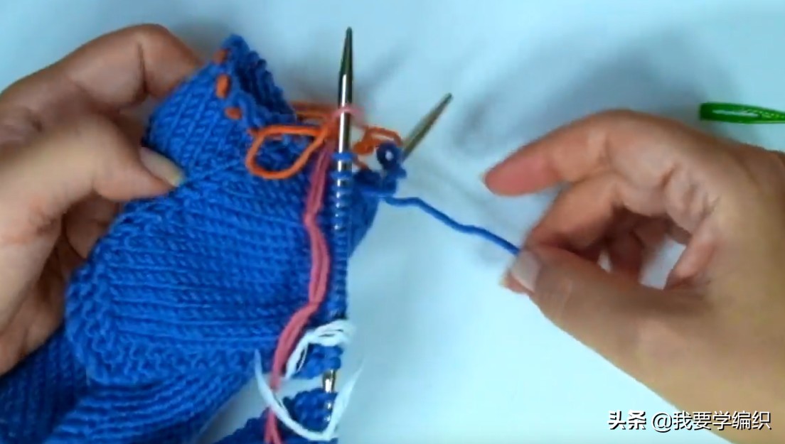 宝宝插肩袖开衫从下往上织的教程,织插肩方法从肩开始织