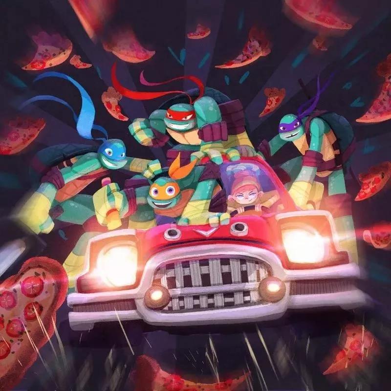 BeatriceBlue，内心有光，所画皆暖，用线条打造童真世界