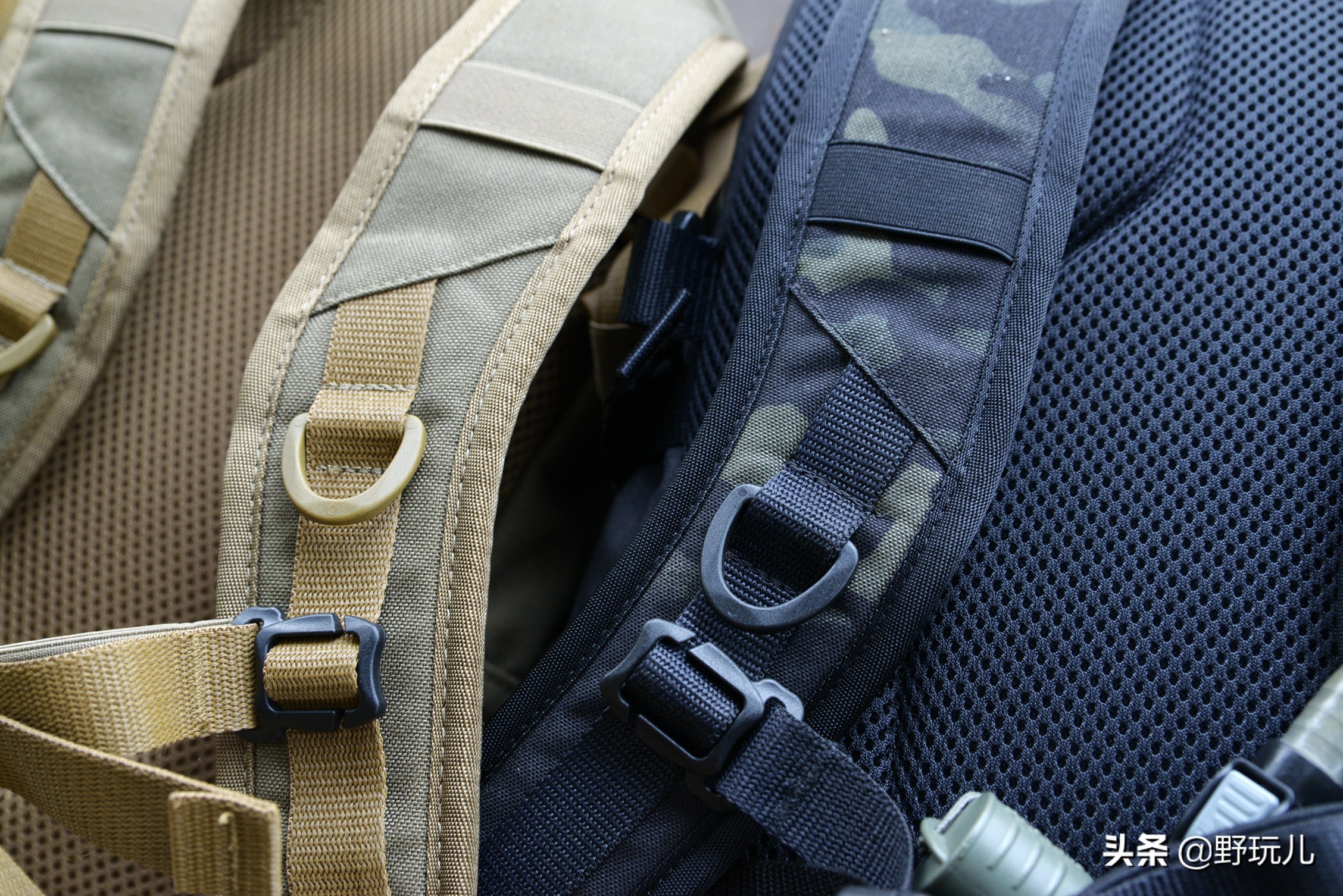 军事风格双肩包推荐,黑色军用双肩包