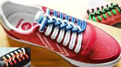 adidasozweego花式鞋带系法,几十种系鞋带的方法