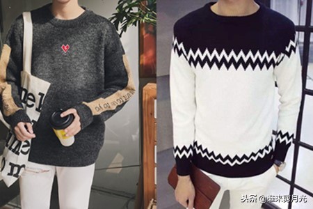 今年流行的宽松男款毛衣,男款慵懒宽松毛衣