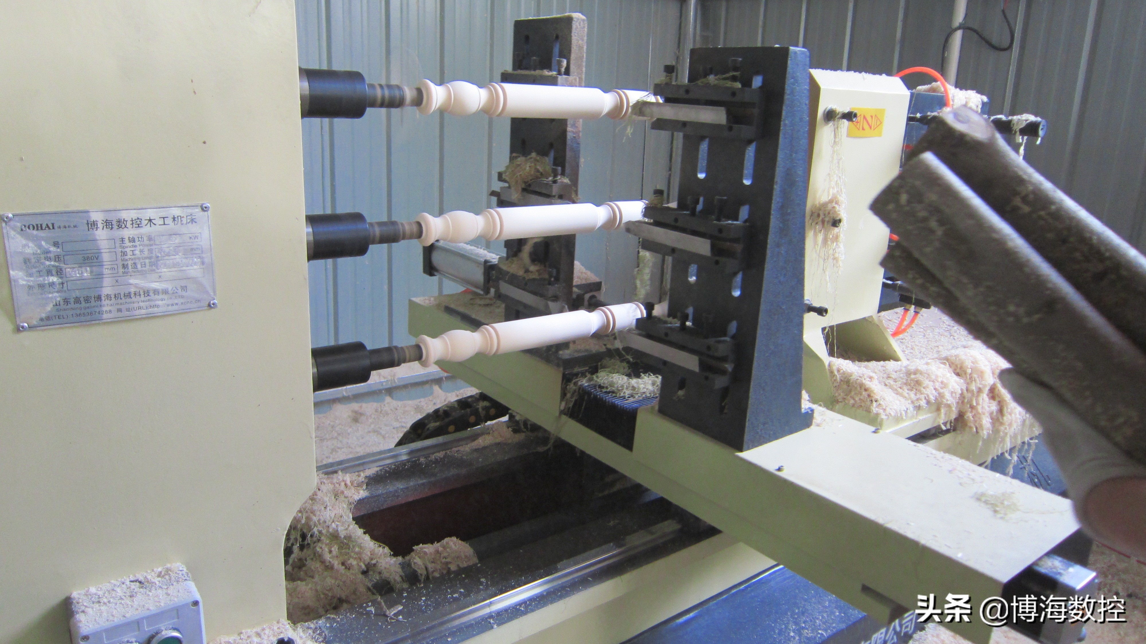 博海木工数控,山东高密博海数控木工车床