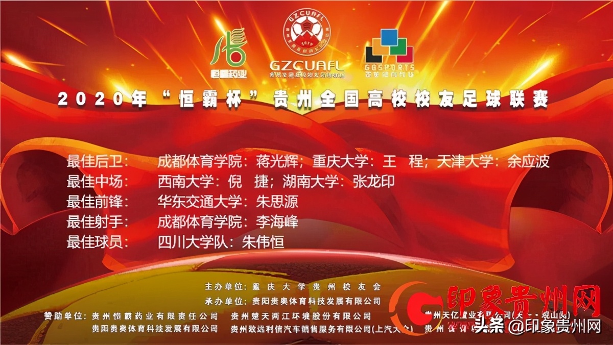 四川大学足球联赛,2020恒霸杯贵州
