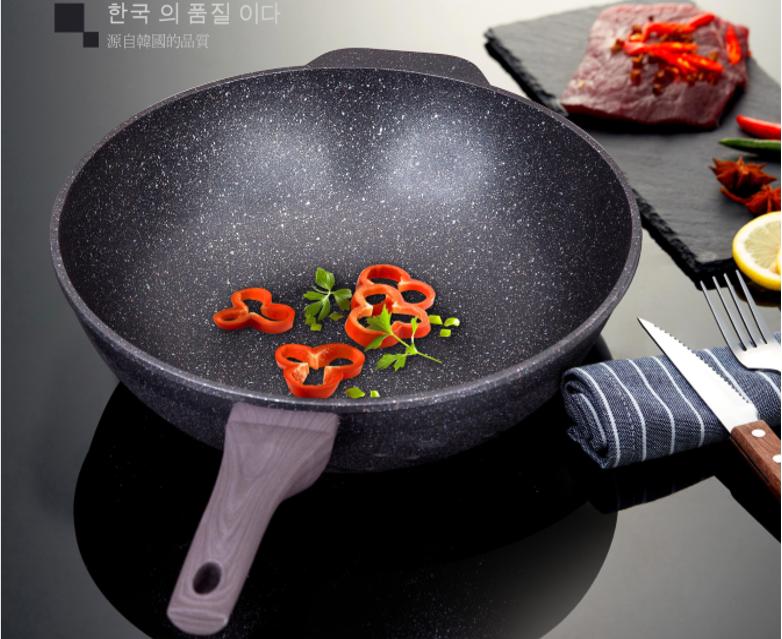 麦饭石炒锅真的含有麦饭石吗,网上卖的麦饭石不粘锅是真的吗