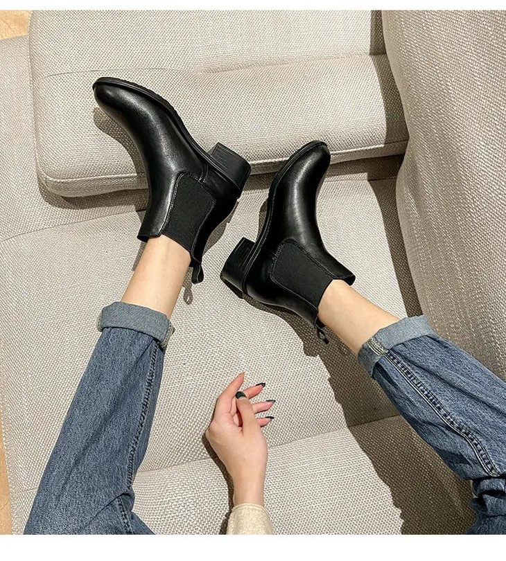 今冬最后一双鞋,选让你腿长1米8的切尔西,女人的优雅从它开始