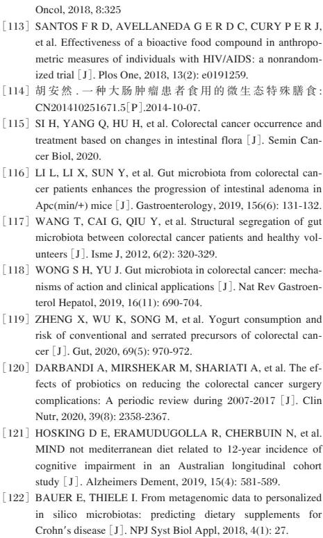 肠道菌群与肠癌,膳食纤维素调理肠道菌群吗