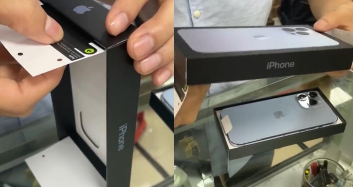 未拆封贴纸iphone13,iphone13包装被破解