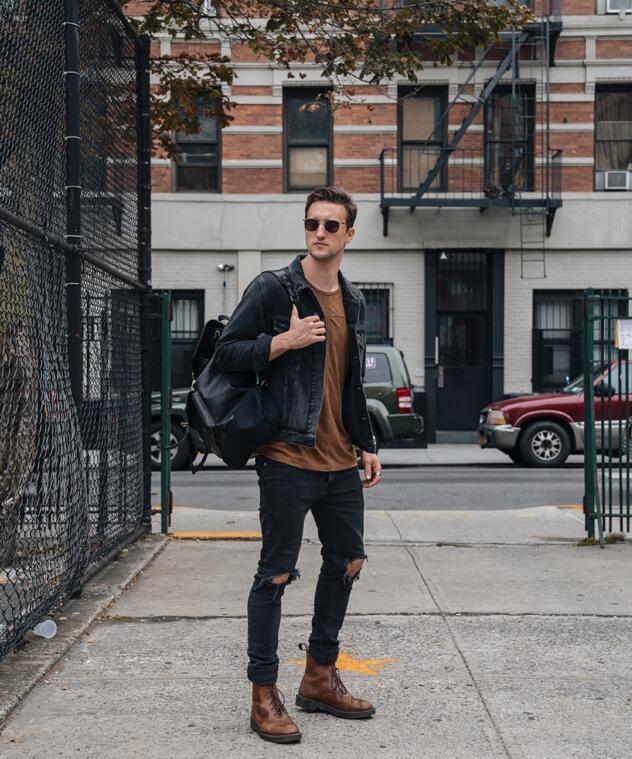 拉拽式马丁靴,增高马丁靴怎么搭才好看