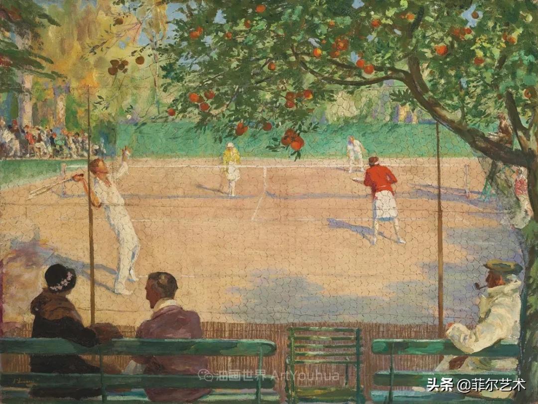 爱尔兰画家的风景油画欣赏,胡安米罗油画作品欣赏