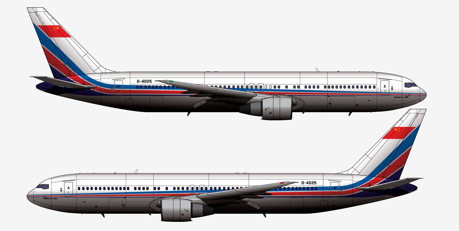 波音767-300型客机中国,波音767飞机全部总结