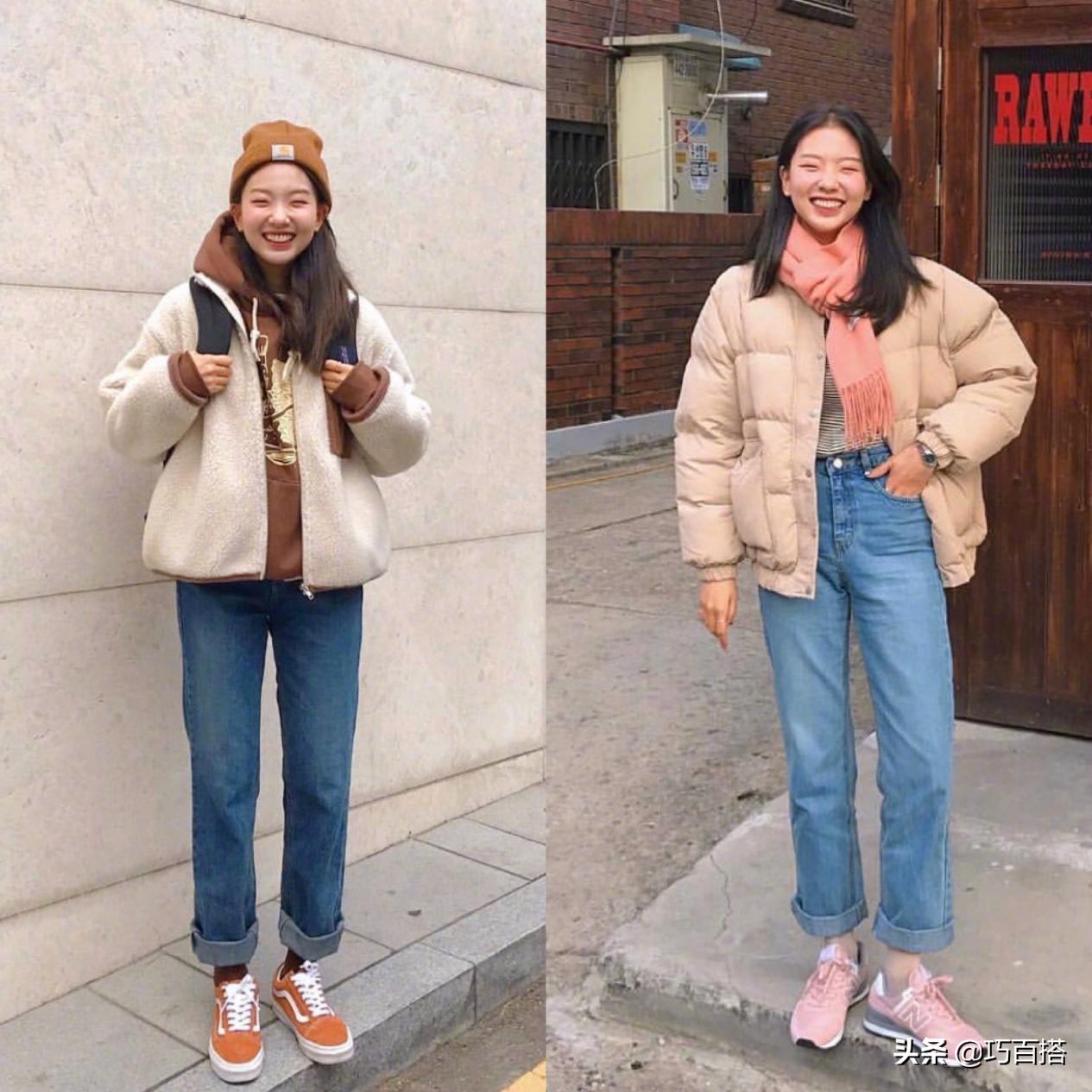 18套时尚减龄的韩范儿搭配示范,慵懒风韩系套装穿搭