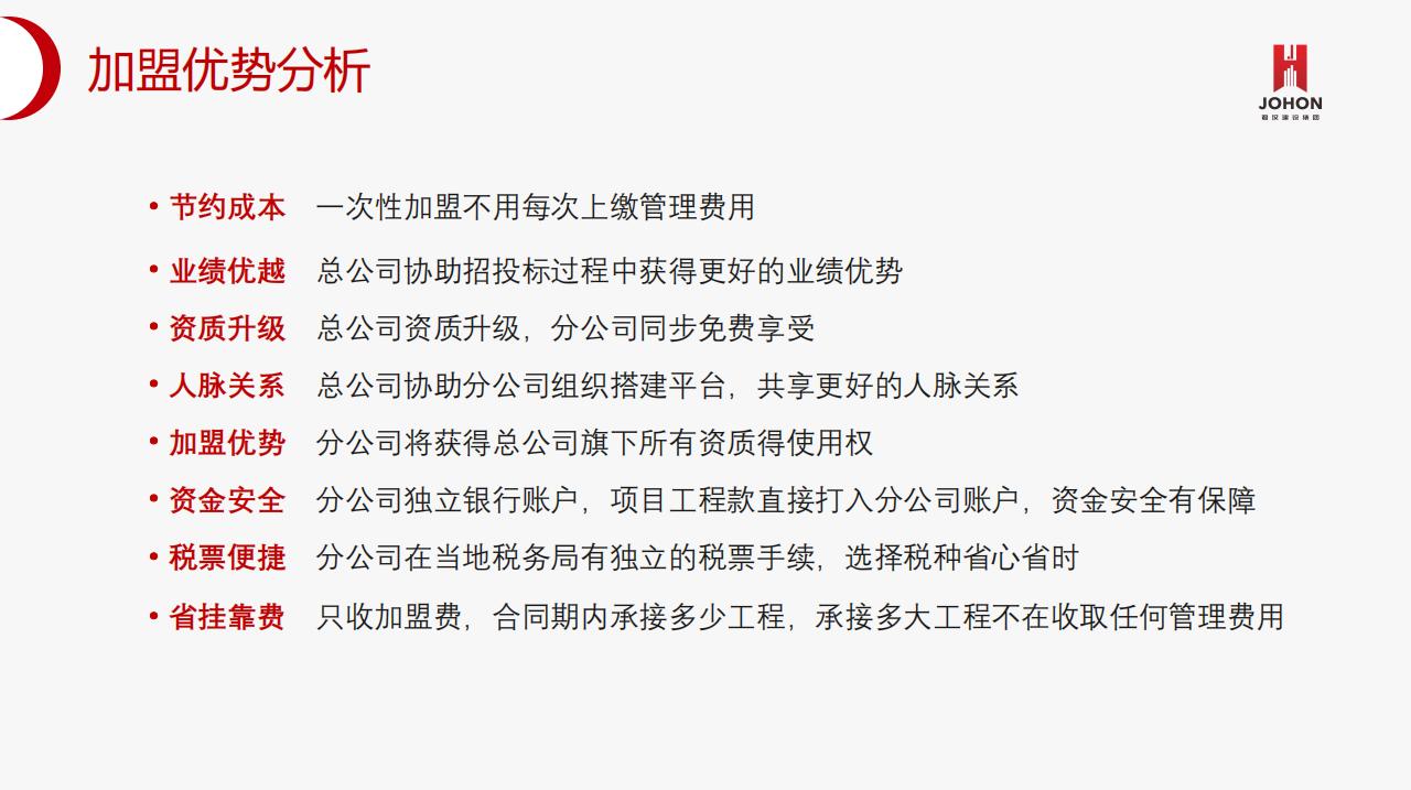 君汉建设集团分公司合作项目诚邀您的加盟