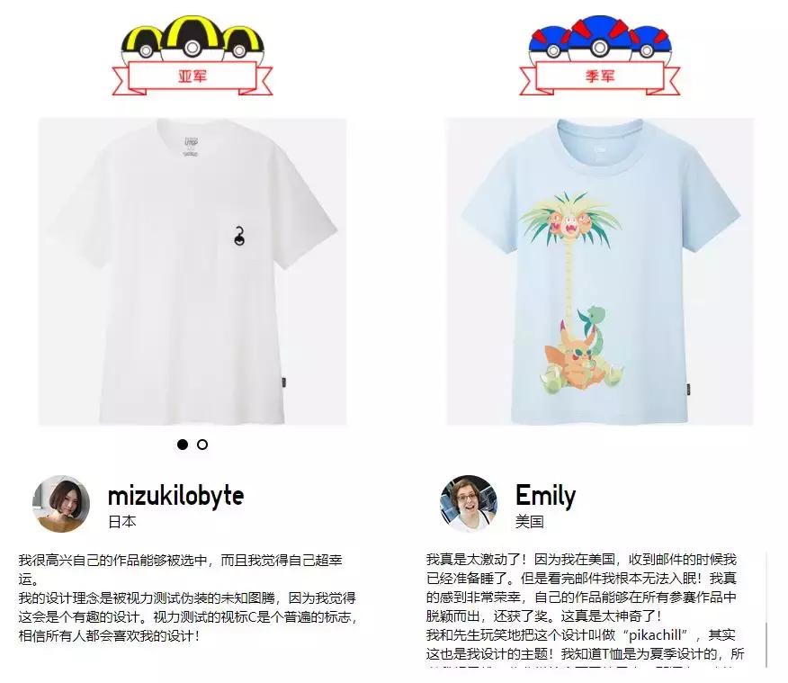 中国设计师夺冠,优衣库宝可梦联名设计