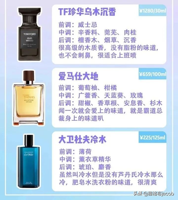 jomalone香水推荐男生,男生用哪种牌子香水比较吸引异性