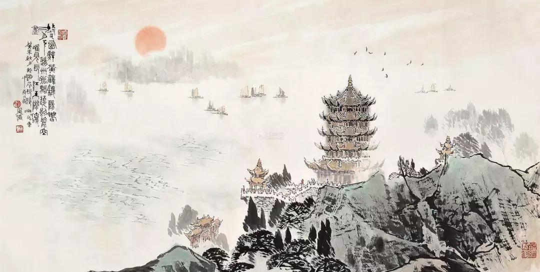 1400年前崔颢来到武汉，写下盛唐第一七律，被誉为名气最大唐诗