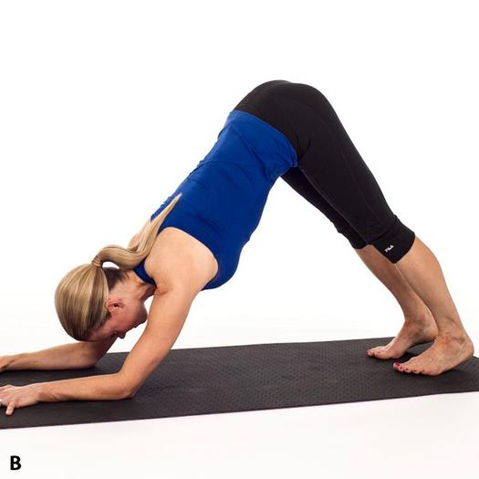 怎么才能做好下犬式这个动作,零基础下犬式正确姿势分解及功效