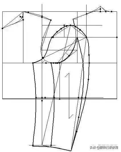 服装制版纸样怎么看,龟背服装制版纸样