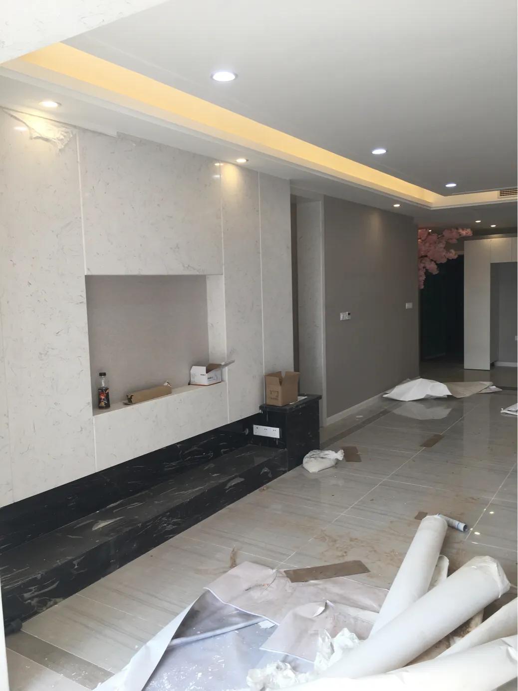 金色巴黎二室两厅装修,金色巴黎轻奢装修