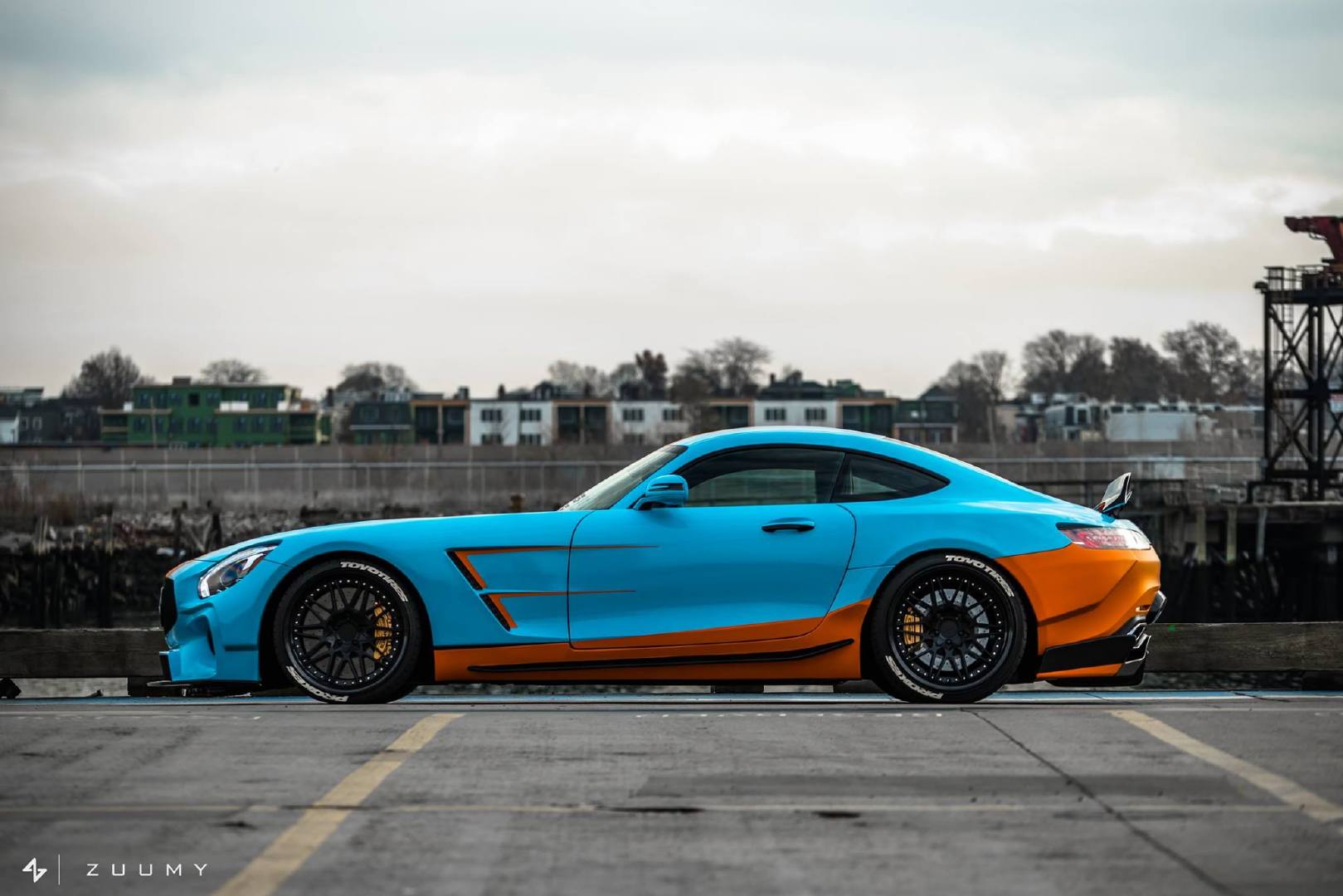 amggtr巅峰极速涂装,海湾蓝耐看不