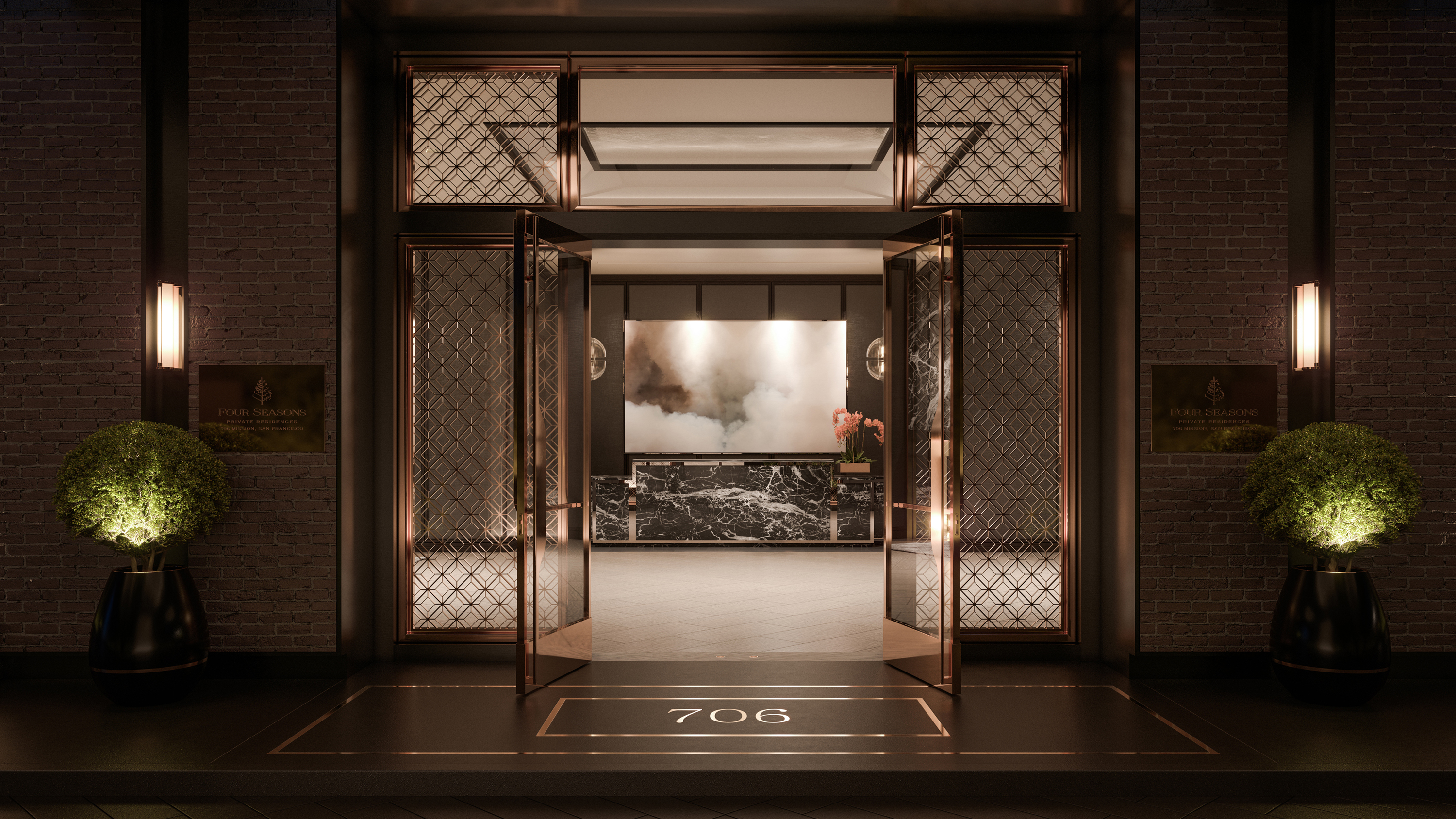 Mission街706号，旧金山市中心四季酒店独立私人公寓发布会