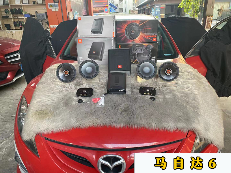 马自达6升级音响多少钱,马自达6原车低音炮