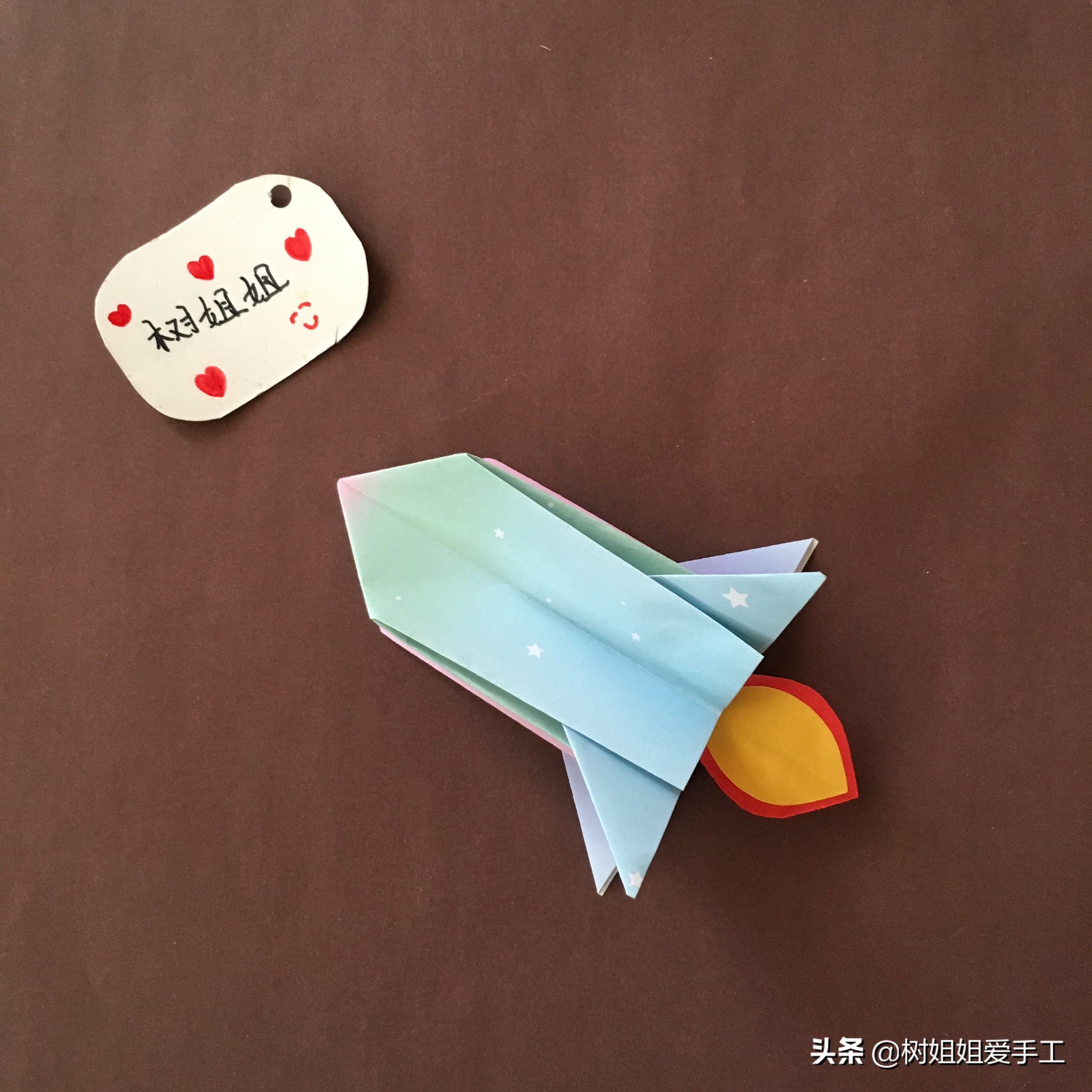 手工折纸火箭模型很逼真,手工折纸坦克飞机迫击炮火箭